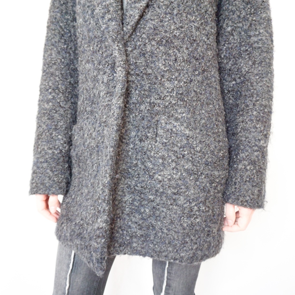 WILFRED Gondry Alpaca Grey Jacket Coat Button-Up - Picture 8 of 8